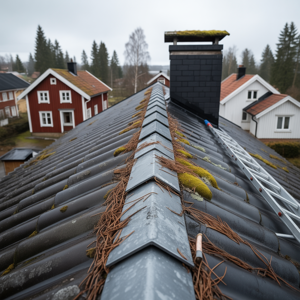 takbesiktning efter storm checklista for husagare