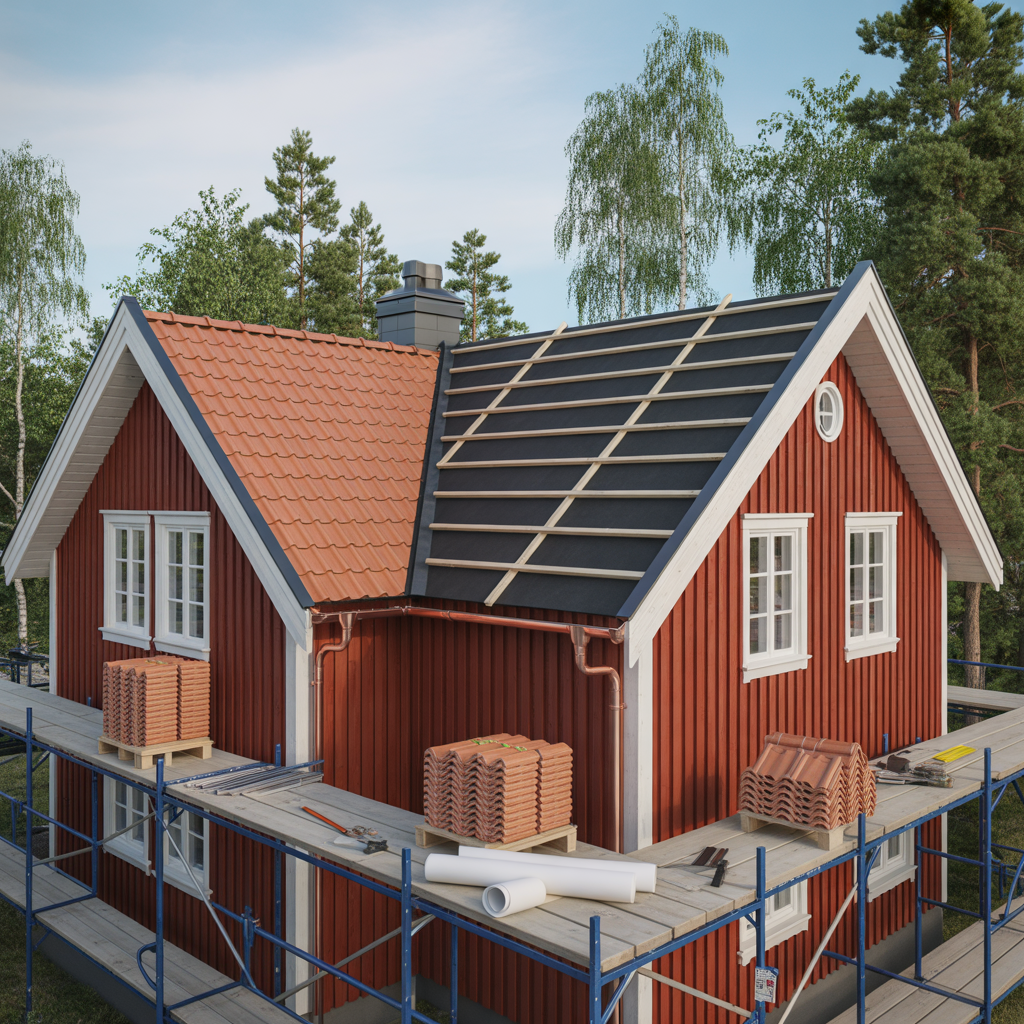 planera takbyte checklista fran offert till slutbesiktning