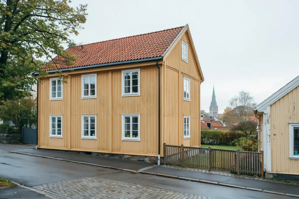 utbyte av h ngr nnor och stupr r p parhus i sankt lars lund