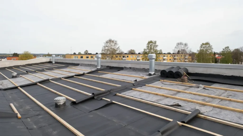 listtackning och renovering av asfaltstak i klostergarden lund 1518